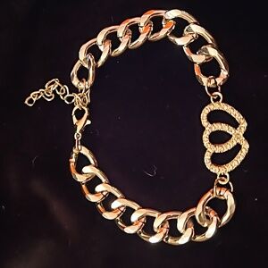 Silve Heart Rhinestone